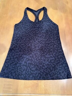 Lululemon Cool Racerback Camo Deep Coal Multi